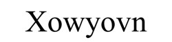 Logo Xowyovn