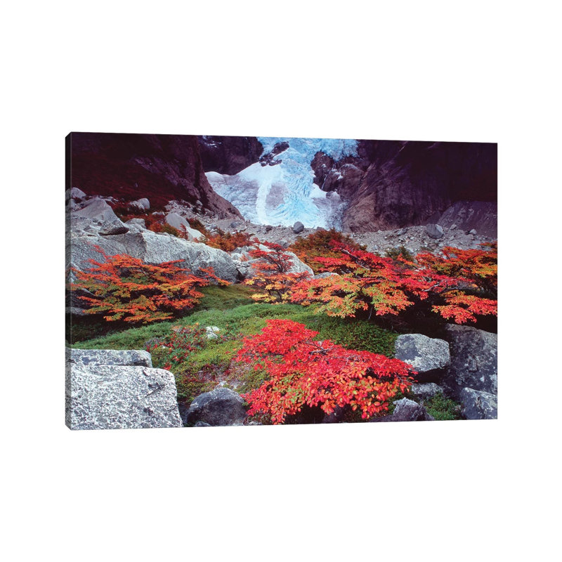 Patagonia Ice Fall by Gareth McCormack - Wrapped Canvas Print, 20.32 cm H x 30.48 cm W