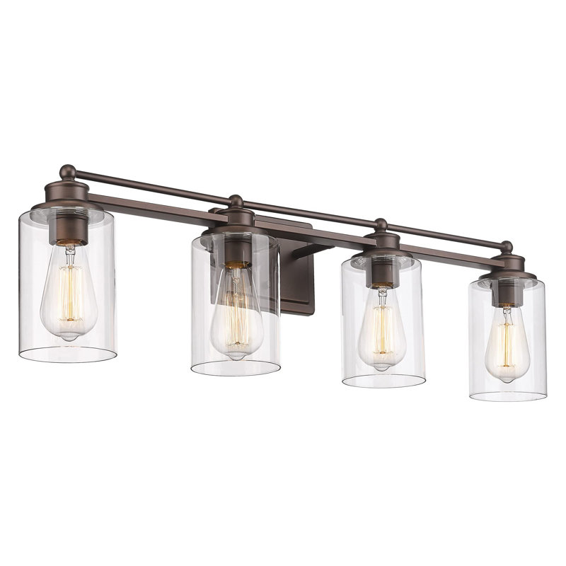 Stilesville 4 - Light Dimmable Vanity Light, Oil Rubbed Bronze