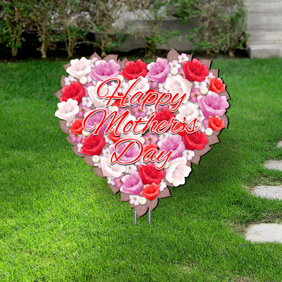 Wood Mother's Day Decoration