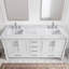 73 dessus de meuble-lavabo double 73