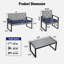 Ensemble de meubles de patio 4 pièces avec balcon et véranda-885922698-885922699