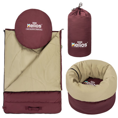 Dog Helios 'Switch-Back' 2-in-1 Convertable Travel Dog Mat and Rounded Camping Bed