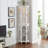 Corner Curio Cabinet With 4 Adjustable Tempered Glass Shelves, Lighting System, And Acrylic Mirrored Back Panel For Elegant Display-397479596