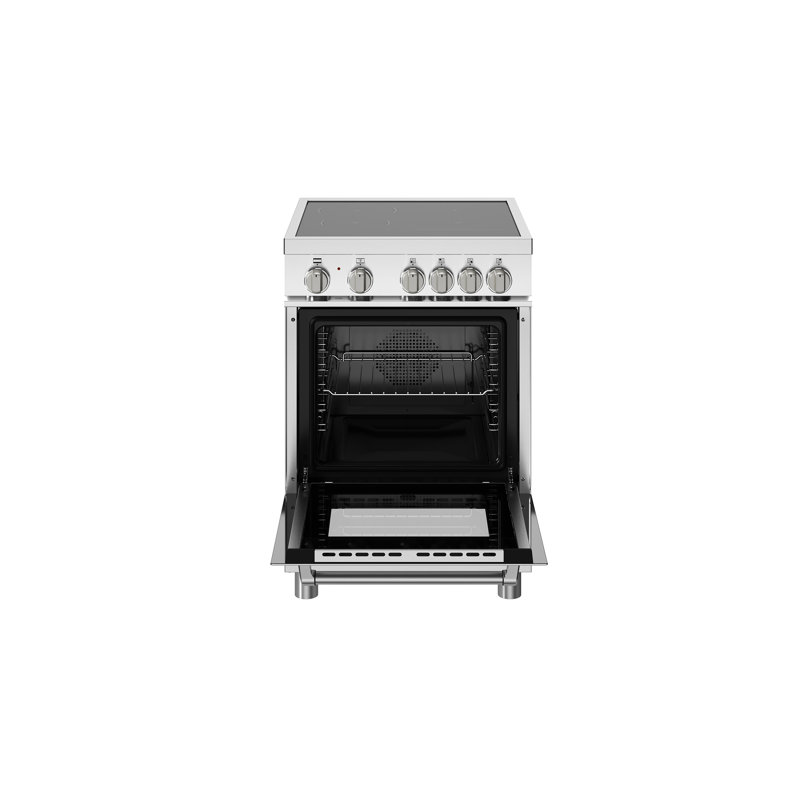 MASTER SERIES 24" INDUCTION RANGE - 4 HEATING ZONES - ELECTRIC OVEN STAINLESS STEEL FINISH