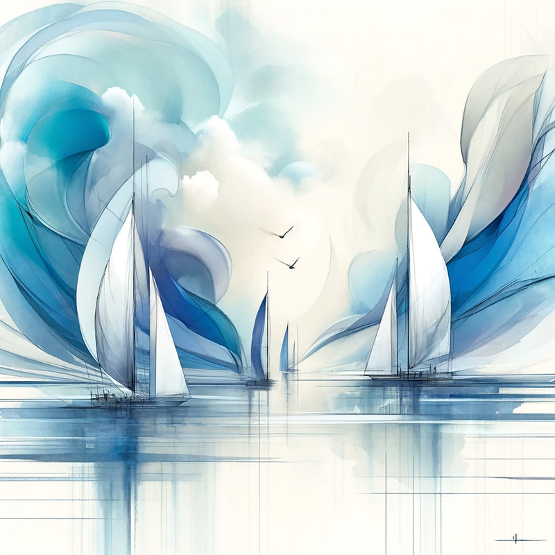 «Dreamy Voyage», impression sur toile tendue, H 30 po x l 30 po x P 1,5 po
