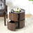 High-Grade Double-Layer Storage Round Side Table-1039835438