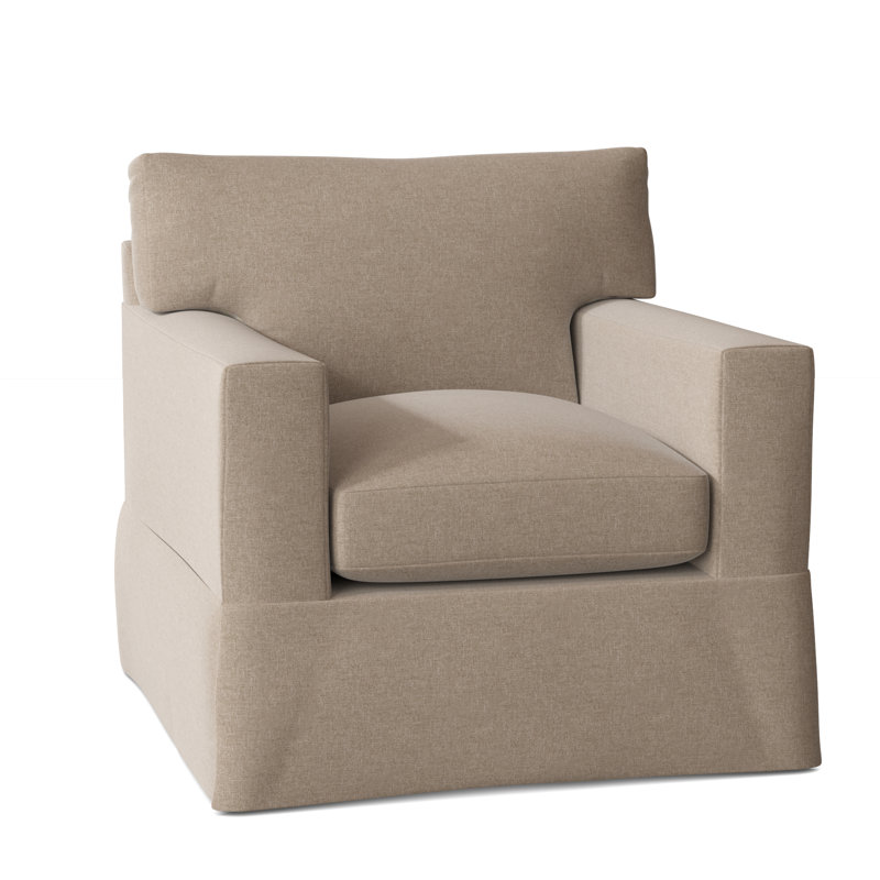 Fauteuil à housse large 37 po McCall, Sable Crafty