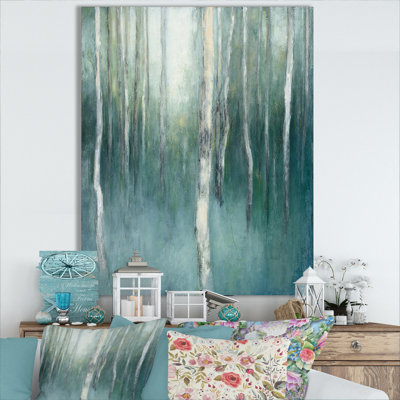 «Green Forest Dream», reproduction d'art sur toile tendue