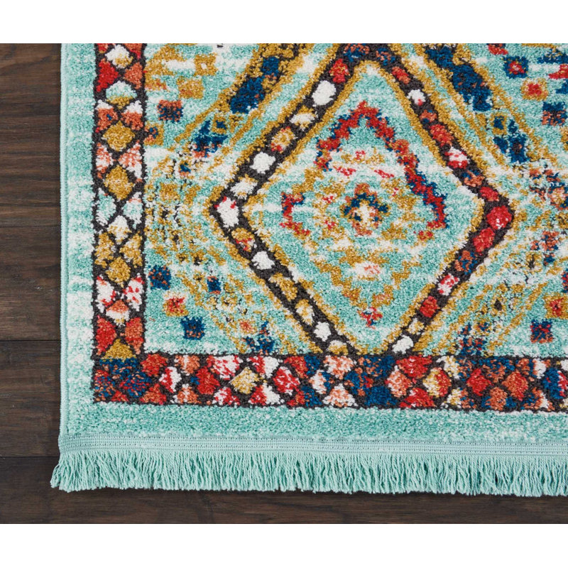 Pittsfield Southwestern Indoor Rug, Rectangle 3'11" x 6'2"