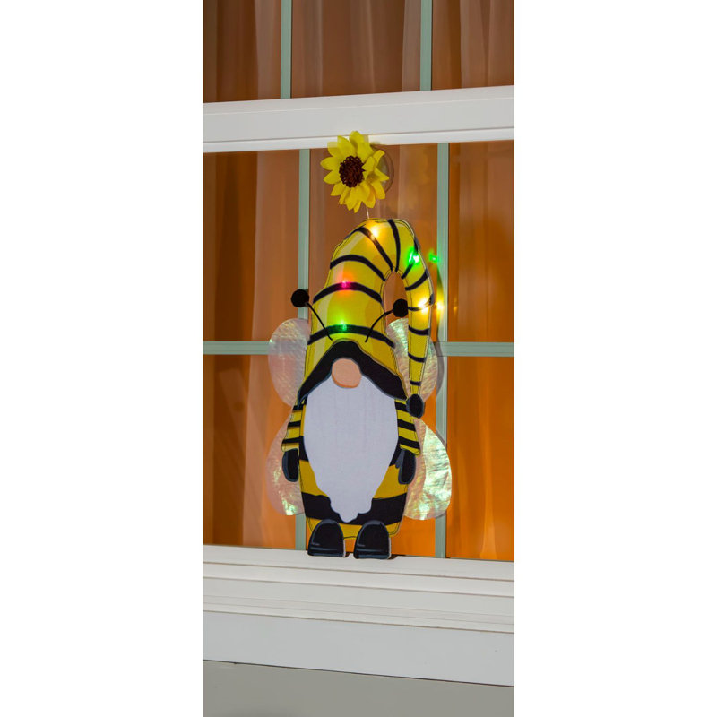Décoration de fenêtre Livi Bee Humble Bee Kind Gnome