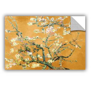 Almond Blossoms 1890 by Vincent van Gogh Sticker by Art Anthology - Pixels