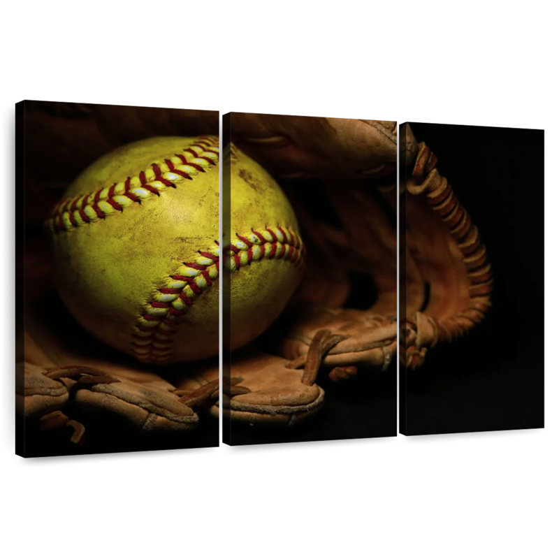 Softball And Glove