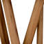 Console Table Bayshore Oak Wood - 3 Legs