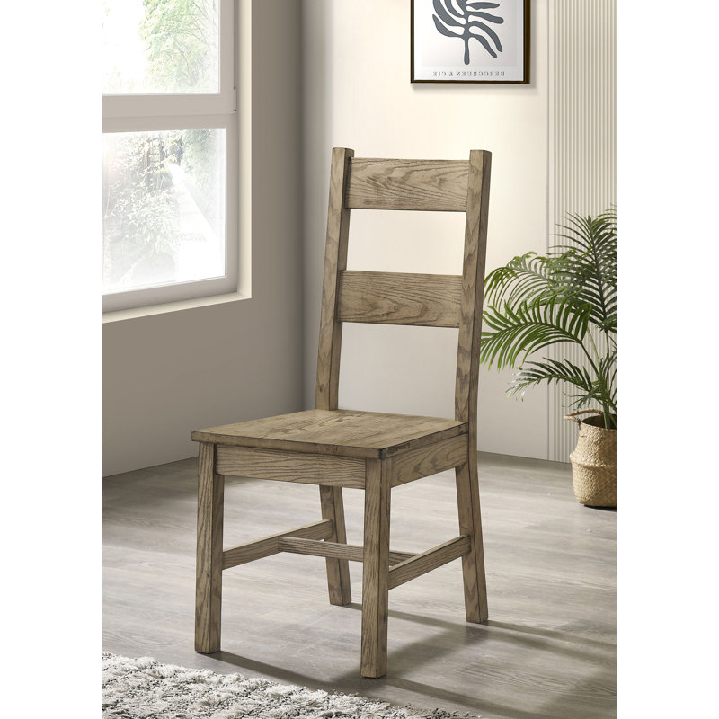 Chaise d'appoint 18,9 po, chêne rustique