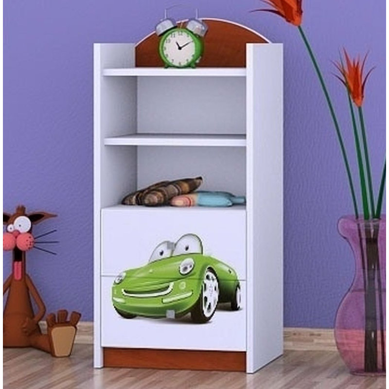 Arielle 96 cm H X 45 cm W Kids Cube Bookcase, Brown