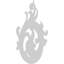 Applique Fayette Rosette-32727269-32727252