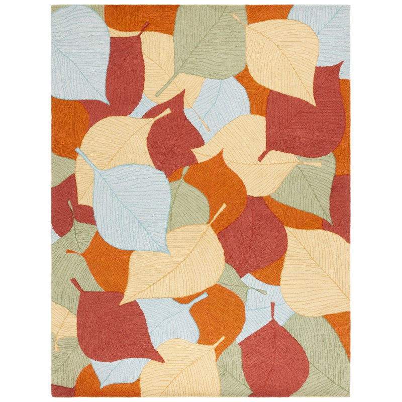 Easy Care Hand Tufted Performance Floral Rug, Rectangle 8' x 10'