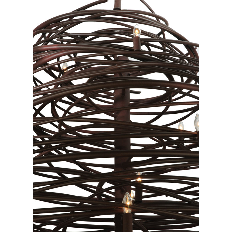 Lustre géométrique unique à 36 lumières Cyclone