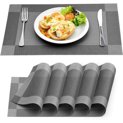 Napperons en vinyle Zulay Kitchen résistant aux taches pour la maison et la cuisine