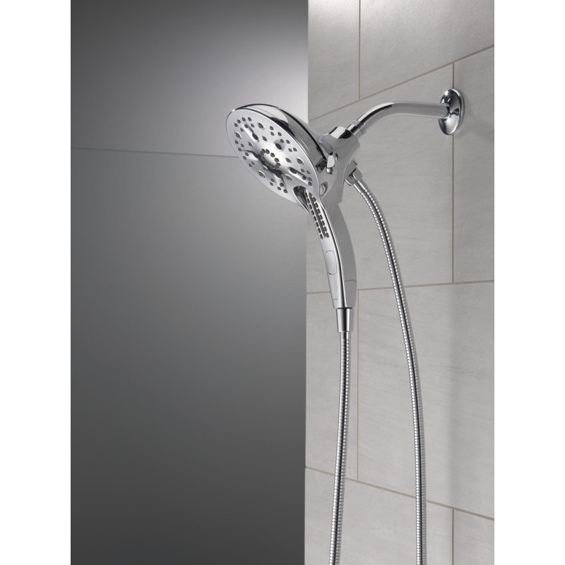 1.75 GPM Rain Dual Shower Head with H2Okinetic Technology, Chrome
