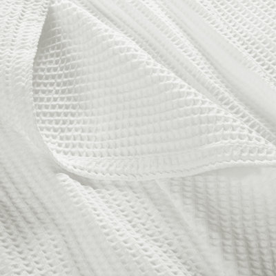 Cannon Heritage Cotton Waffle Shower Curtain