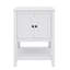 Meuble-lavabo moderne 24 po avec lavabo en céramique exquis et tablette ouverte-118041297