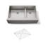 Strive 35.5" x 21.25 Self-Trimming SmartDivide Undermount Double-Bowl Kitchen Sink