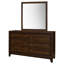 Functional 6-Drawer Dresser and Mirror Set