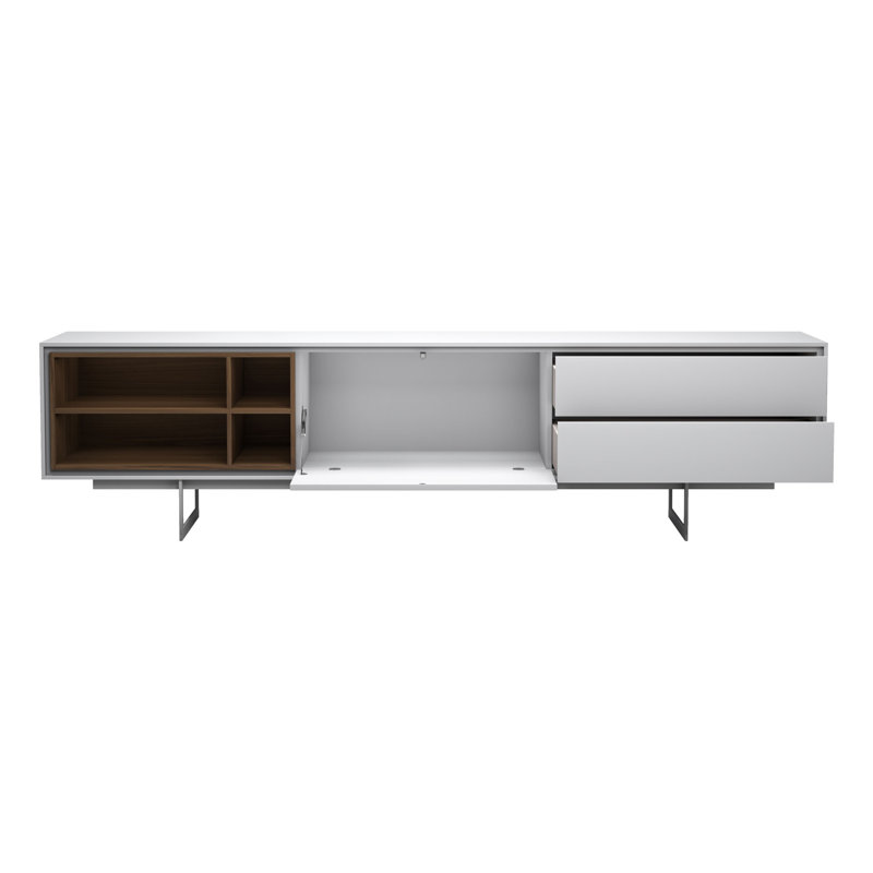 Baxter Media Console, White Matte