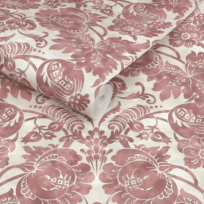 Papier peint Martha Stewart Florentine Tarn