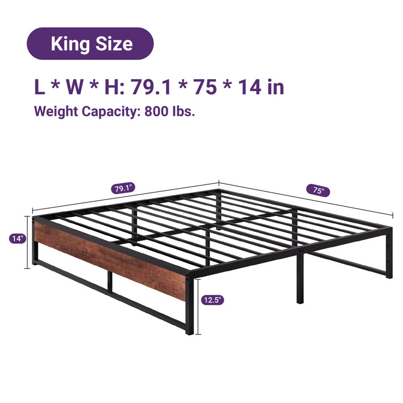 Benjamen Platform Bed, King
