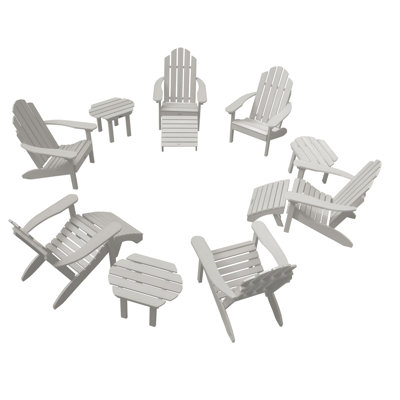 Ensemble de conversation avec chaises multiples Anette