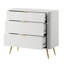 Babbett 93 cm W Chest of 3 Drawers