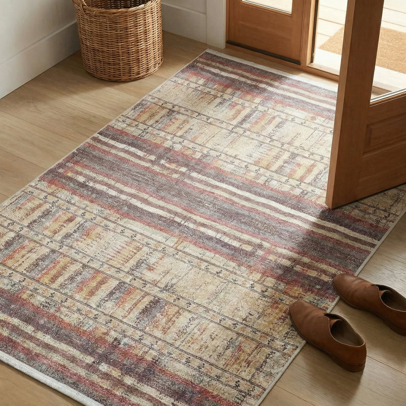Tapis marocain Thambiah, Tapis de couloir 3 pi 4 po x 9 pi 11 po