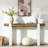 63'' Farmhouse Console Table With Wooden Narrow Design And Extra Long Structure For Living Room & Entryway-1018982611