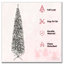 Arbre de Noël artificiel enneigé 9 pi
