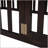 Sturdy Wood Daybed Frame With Fence And Door, Combining Natural Charm And Privacy For Cozy Relaxation.-1263409538-1263409539