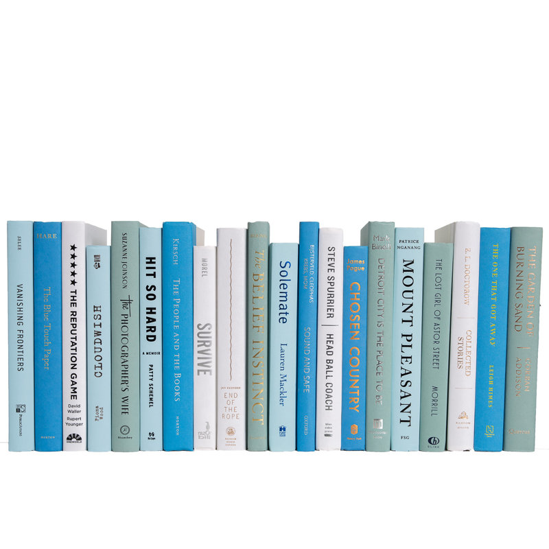 Decorative Books - Ocean Books - Blue Books