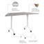 Table de formation modulaire trapézoïdale Bush Business Furniture Synergy-119120732-119120734