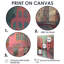 Amsterdam, photo de canal gris rose - ensemble de 6 reproductions d'art mural Amsterdam-477431417-477431418