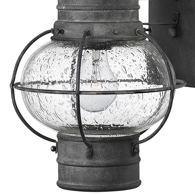 Jolie 1-Light Outdoor Wall Lantern, 18" H x 8.5" W, 75W Medium