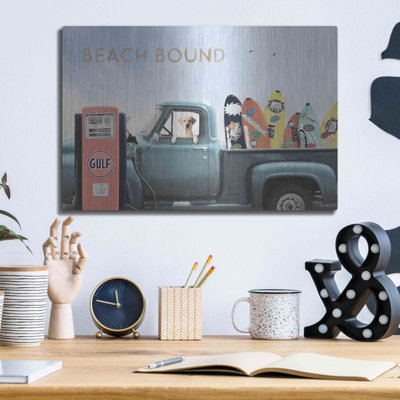 Lark Manor ™ «Beach Bound» par Lori Deiter, art mural en métal