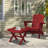 Kahn Rectangular HDPE Outdoor Folding Side Table-9041835