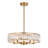 Transitional 5 Light Round Crystal Chandelier-1439297597