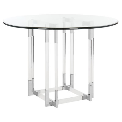 Round Glass Dining Table