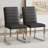 Kamden Heavy-Duty Faux Leather Dining Chairs with Iron Frame-118804535-115285067