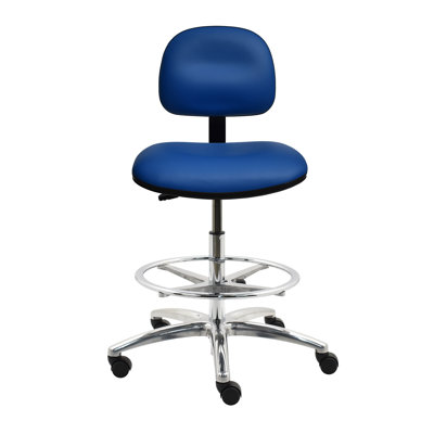 Luiza Vinyl Drafting Chair