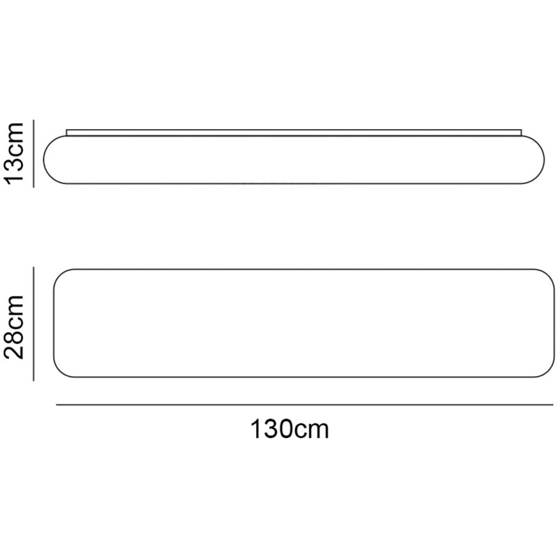 Acrylic LED Flush Mount
