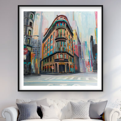 Building Architecture in New York - Framed Matted Print